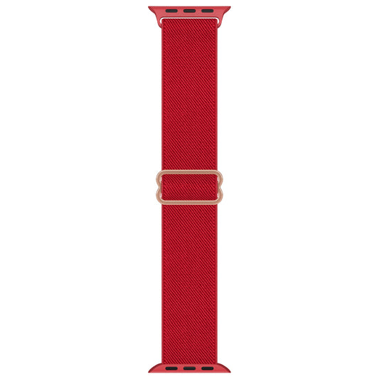 Apple watch replacement strap nylon Red Rose Gold