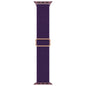 Apple watch replacement strap nylon Dark Purple Rose Gold