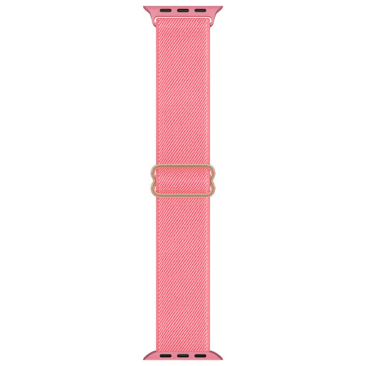 Apple watch replacement strap nylon Hot Pink Gold