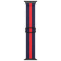 Apple watch replacement strap nylon Navy Red Stripe