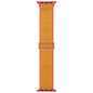 Apple watch replacement strap nylon Orange Red Trim